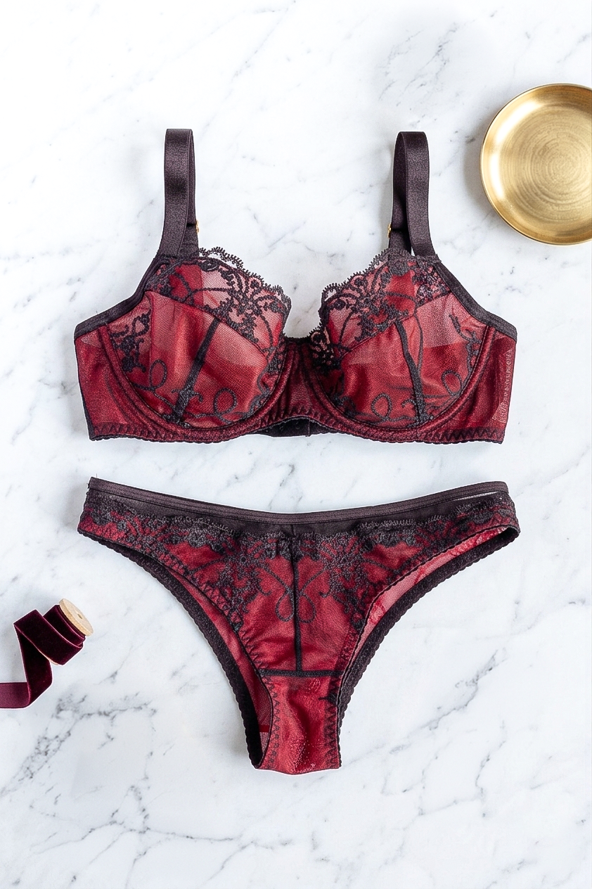 Komplet Bielizny "Scarlet Night"