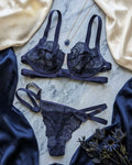 Komplet Bielizny "Midnight Straps"